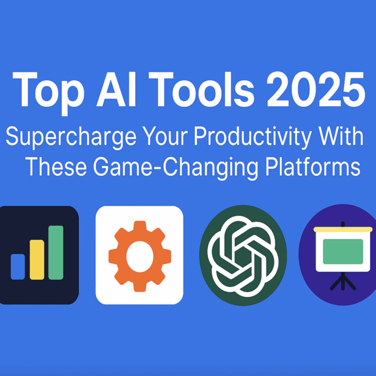 Top AI Tools 2025 – Best Productivity Tools for Work and Life